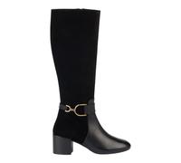 Geox D Eleana, Botas Mujer, Negro 01, 37 EU