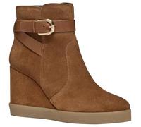 Geox D Elidea Wedge A, Bota de Tobillo Mujer, Dk Camel, 35 EU
