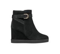 Geox D Elidea Wedge A, Bota de Tobillo Mujer, Negro, 41 EU