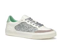 Geox D EMMELENY B, Zapatillas Mujer, Optic White/Rock, 36 EU