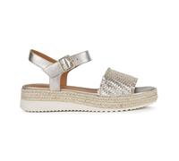Geox D Eolie F, Sandalias Cuña Mujer, Bronce, 35 EU