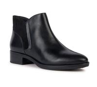 Geox D Felicity, Barco Ankle Mujer, Black, 38 EU