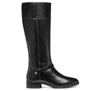 Geox D Felicity Knee - Botas altas para mujer, color negro, talla 37 EU, Negro, 37 EU
