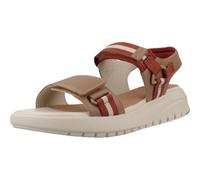 Geox D Flextride S C, Sandalias con Cuña Mujer, Beige Brick, 41 EU