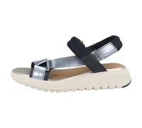 Geox D Flextride S D, Sandalia de cuña Mujer, Navy Avio, 41 EU