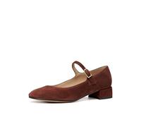 Geox D Floretia, Mary Jane Flat Mujer, Rojo, 39 EU
