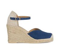 Geox D Gelsa a, Sandalias con cuña Mujer, Gris, 40 EU