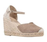 Geox D Gelsa, Alpargatas con cuña Mujer, Beige, 39 EU