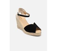 Geox D Gelsa B, Sandalia de cuña, Negro, 41 EU