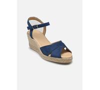 Geox Sandalia de cuña para niña D Gelsa Low C, azul marino, 40 EU