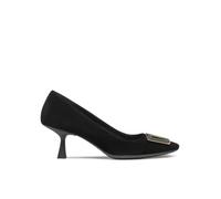 Geox D Giselda R C, Clásico Mujer, Negro, 39 EU