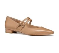 Geox - D GISELDA15 C, Bailarinas Planas Mujer, Beige,