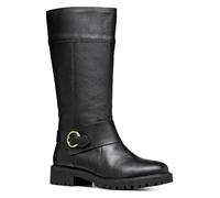 Geox Mujer D Hoara A Fashion Boot, Negro, 40 EU