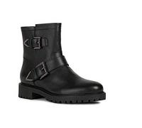 Geox D Hoara A, Botines Mujer, Black 1, 37 EU