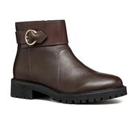 Geox D Hoara B, Bota de Tobillo Mujer, marrón Oscuro, 41 EU