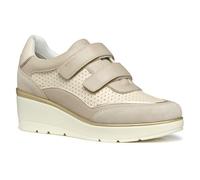 Geox D ILDE A, Zapatillas Mujer, Papyrus/Lt Taupe, 38 EU