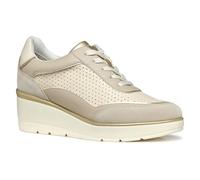 Geox D ILDE B, Zapatillas Mujer, Beige/Lt Taupe, 35 EU