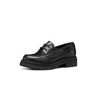 Geox D Iridea, Mocasin Mujer, Negro, 38 EU
