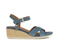Geox D Ischia Corda, Sandalias Mujer, Avio, 40 EU