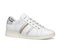 Geox D Jaysen E, Zapatillas Mujer, White/Silver, 38 EU