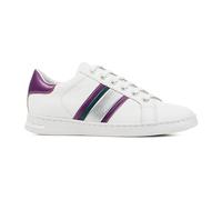 Geox D Jaysen ESneaker para Mujer, Blanco, Morado, 36 EU