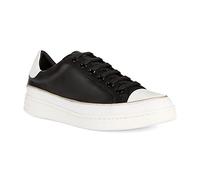 Geox D Jaysen, Zapatillas Mujer, Negro Blanco, 38 EU
