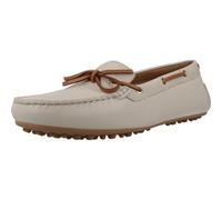 Mocasines náuticos de piel Kalistena Mujer Talla 37. Color Beige