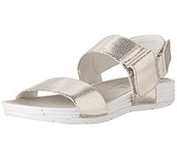 Geox - D Koleos A, Sandalias con Cuña Mujer, Dorado (LT GOLDC2012), 36 EU