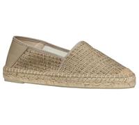 Geox D LAMPEDUSA A, Sandalia Cuña Alpargata Mujer, Taupe, 37 EU