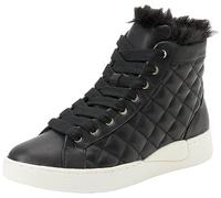 Geox D Lauressa A, Zapatillas Mujer, Black, 34.5 EU