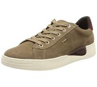 Geox D Lauressa B, Sneakers para Mujer, Multicolor (Dk Beige/Dk Burgundy), 40 EU