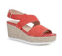 Geox D Lipari E Sandalias Mujer Rojo Red 38 EU