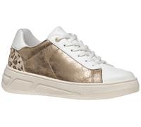 Geox D Ljuba A, Zapatillas Mujer, Bronce Blanco, 35 EU