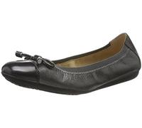 Geox - D Lola 2Fit C, Bailarinas Mujer, Plateado (Gun C1357), 36 EU