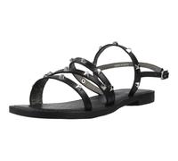 Geox Sandalia plana para mujer D Maddalusiac H, Negro, 40 EU
