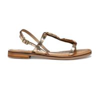 Geox D MADDALUSIAC F, Sandalia Deslizante Mujer, Lt Gold, 38 EU