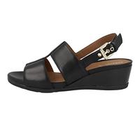 Geox D Marykarmen, Sandalia, Negro, 35 EU