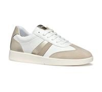 Geox - D MELEDA B, Zapatillas Mujer, White/Lt Taupe,
