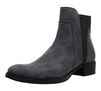 Geox D-Mendi Stivali A Botas Chelsea, Mujer, Gris (Anthracite), 36