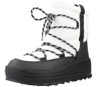 Geox D Milleiny B ABX A, Bota de Tobillo Mujer, Blanco y Negro, 34.5 EU