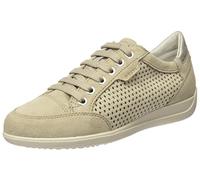 Geox D Myria B, Zapatillas Niñas, Beige Lt Taupe, 35 EU
