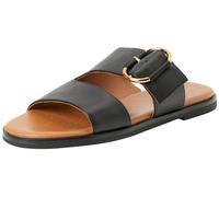 Geox D Naileen A, Sandalia Plana Mujer, Negro, 36 EU