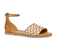 Geox D NAILEEN C, Sandalia Deslizante Mujer, Camel/Papyrus, 37 EU