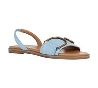Geox D Naileen, Sandalias planas Mujer, Azul Celeste, 38 EU
