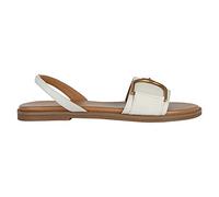 Geox D Naileen, Sandalias planas Mujer, Blanco Crudo, 36 EU