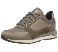 Geox D New Aneko B ABX B - Tenis para Mujer, Gris Pardo Oscuro, 38 EU