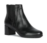 Geox D New Annya Mid B, Botines para Mujer, Negro (Black), 38.5 EU