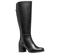Geox D New Asheel, Botas Altas hasta la Rodilla Mujer, Negro, 41 EU