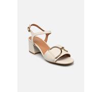 Geox D New Eraklia 50, Sandalias Mujer, Blanco Crudo, 40 EU