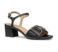 Geox Sandalia de tacón D New ERAKLIA 50 B para mujer Negra 38 EU